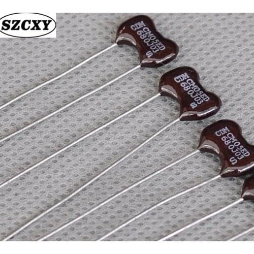 Hot selling ,origina 10PCS CDM CM05ED680JO3 68pF 500V 5% CM05 Ceramics capacitor