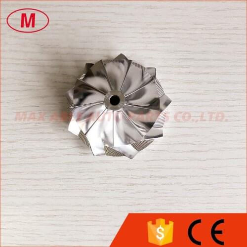 G25-660 1380-1 9+0 Blades 54.28/67.40mm high performance turbo aluminum 2618/Milling/billet compressor wheel for 858161-5003S