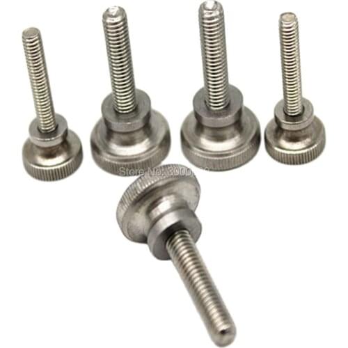 M3 M4 M5 M6 Stainless Steel Knurled Head Handle Thumb Screws 30pcs/lot