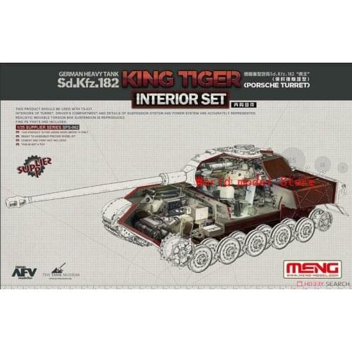 Meng 1/35 Sd.Kfz.182 King Tiger (Porsche Turret) German Heavy Tank Interior Set