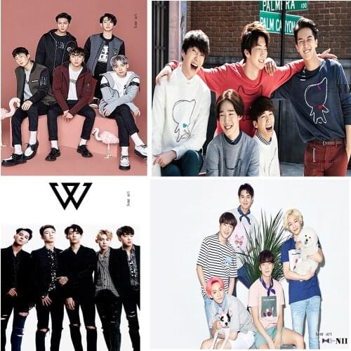 WINNER Music Poster Clear Image Wall Stickers Home Decoration Good Quality Prints White Coated Paper home art Brand