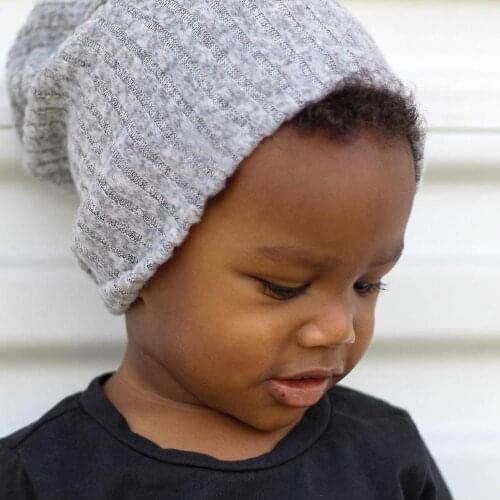 New Cotton Cashmere Hedging Hat Newborn Infant Toddler Caps Turban Baby Girls Beanie Hats Autumn Winter Warm Hat
