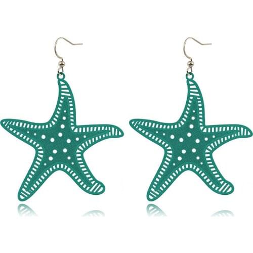 New fashion Many Colors Painted 4cm Small Waterdrop Filigree Matte Drop Earring for Women