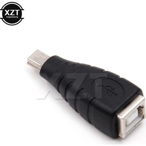 1PCS Mini Micro USB 5pin male to USB 2.0 B Type Female Printer Scanner Adapter connector NEW