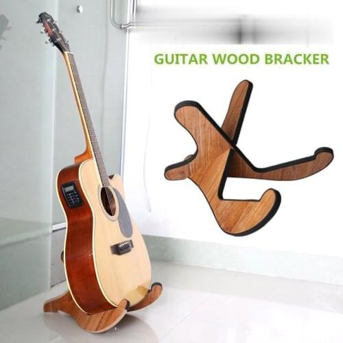 Guitar Stand Wooden Piano Stand Vertical Guitar Stand Folk Classical Guitar Display Stand Folding and Portable Guitar Accessorie