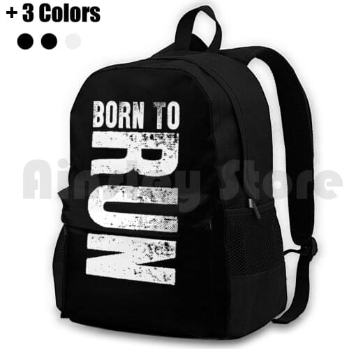 Born To Run Running Sports Lover Gift Idea Outdoor Hiking Backpack Riding Climbing Sports Bag Born To Run Run Runner Running
