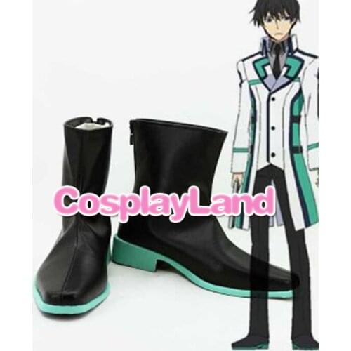 Customize Boots Mahouka Koukou no Rettousei Shiba Tatsuya Cosplay Boots Cosplay Costume Anime Party Shoes