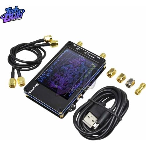 50KHz-300MHz 2.8 inch LCD Display NanoVNA Nano VNA Vector Network Analyzer Antenna Analyzer Standing Wave MF HF VHF UHF Genius