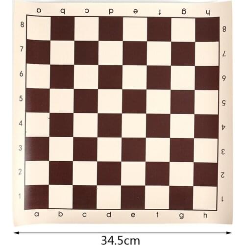 Vinyl Tournament Chess Board Kids Educational Board Splic decoration table mat waterproof oil proof Games Magnetic Chess