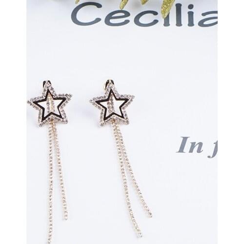 Dangle earrings fashion earring in S925 needles for women girls luxury earrings for fashion for party wedding jewelry