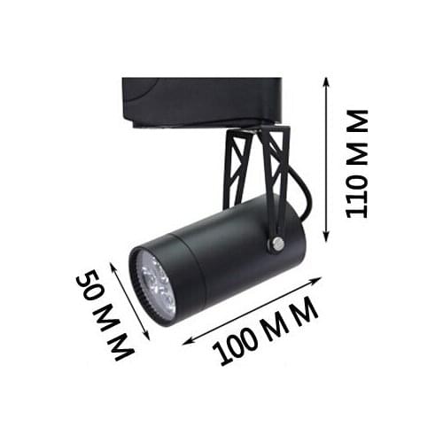 High Quality 3W White/Warm White LED Track Light Spotlight Wall Kitchen Hotel Exhibition Fixture