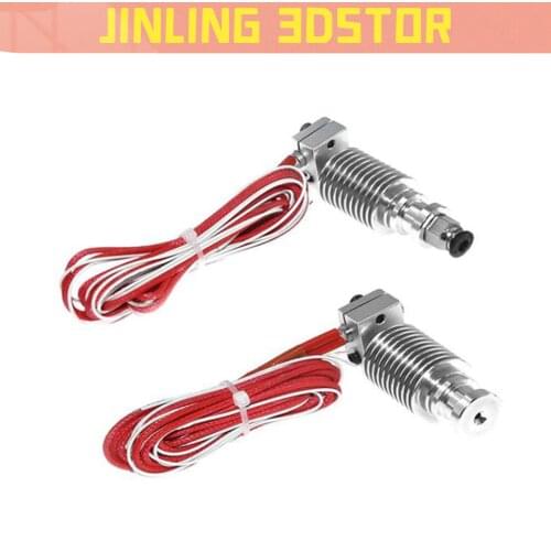 E3D V6 3D Print J-head hotend for 1.75/3mm Direct Filament Wade Extruder 0.2/0.3/0.4/0.5mm Nozzle Long / Short distance