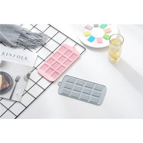 1PC 12 Even Chocolate Mold Silicone Mold Fondant Molds DIY Candy Bar Mould Cake Decoration Tools Kitchen Baking Tools OK 1033