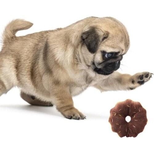 1 Pcs Dogs Toys Plush Funny Cartoon Dog Toy Interactive Puppy Bite Resistant Cleaning Teeth Toy Pet Dogs Sound Squeaky Supplies