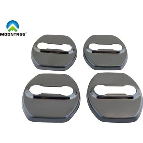 4 x Black for Toyota RAV4 Prado FJ Land Cruiser Car Door Lock Cover case sticker