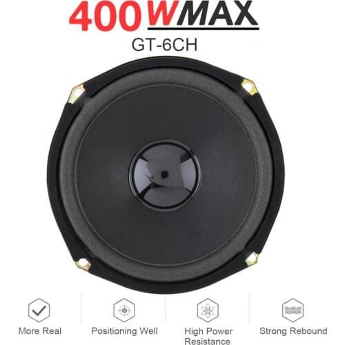 2pcs 6 Inch 400W Car Coaxial Speaker Vehicle Door Auto Audio Music Stereo Full Range Frequency Hifi Speakers