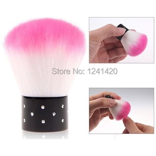 Free shipping! ! new Colorful Nail tools Brush For Acrylic & UV Gel Nail Art Dust Cleaner