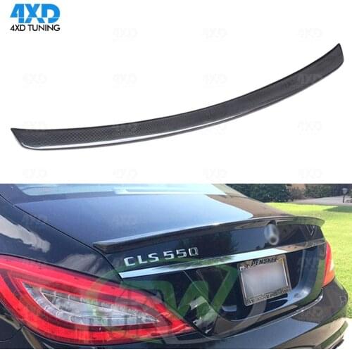 CLS W218 Carbon Spoiler AMG Style For Mercedes amg cls63 500 220 260 350 Rear Trunk Spoiler Wing 2011 2012 2013 2014 2015 2016