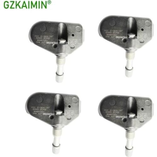4xTIRE PRESSURE SENSOR MONITOR TPMS OEM 52933-3E000 SET-TS59 For 2007-12 Hyundai Fits Accent Kia Fits Rio 2006-11