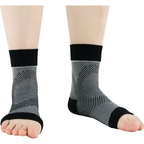 1 Pair Ankle Support Breathable Compression Nylon Spandex Sleeve Heel Cover Fitness Sports Safety ankle brace