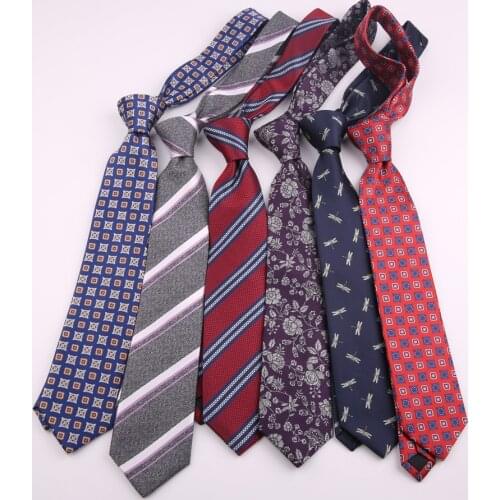 2020 7.5cm Neck Ties for Mens Handmade Polyester Necktie Suits Wedding Neck Tie for Business Cravats Necktie Custom LOGO