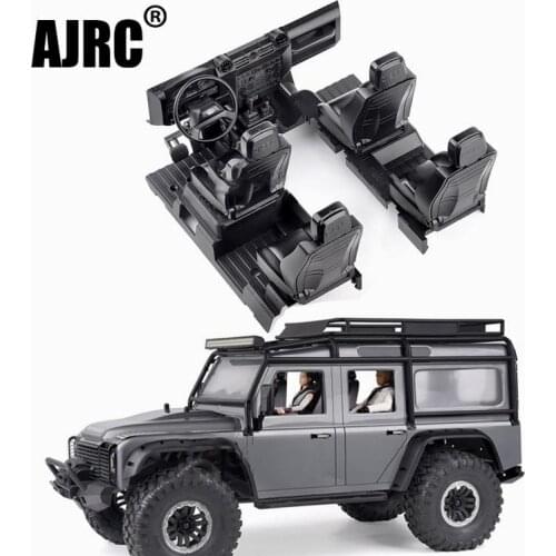 GRC TRAXXAS TRX-4 Defender Guard interior TRX4 simulation center console seat steering wheel modification G161D