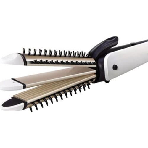 Ceramic electric curling iron and big volume straight iron bang pull straight splint is permed hair does not hurt to send