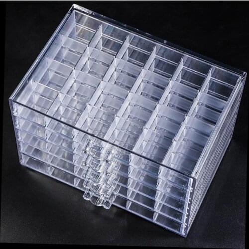 120 Girds Diamond Painting Storage Container Portable Beads Storage Container for Diamond Painting Accessories