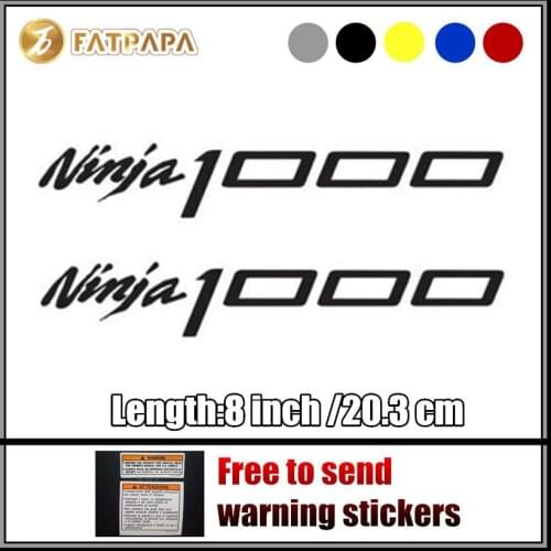 Motorcycle bike Fuel tank Wheels Fairing notebook Luggage helmet MOTO Sticker decals For Kawasaki Ninja 1000 Ninja1000