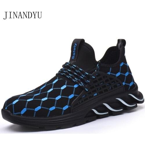 Indestructible Work Shoes Anti-Smashing Steel Toe Man Safety Sneakers Industrial Footwear for Men Women Ankle Security Boots