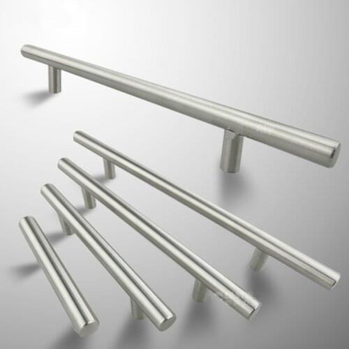 Stainless Steel Kitchen Door Cabinet T Bar Handle Pull Knob cabinet knobs furniture handle cupboard drawer handle