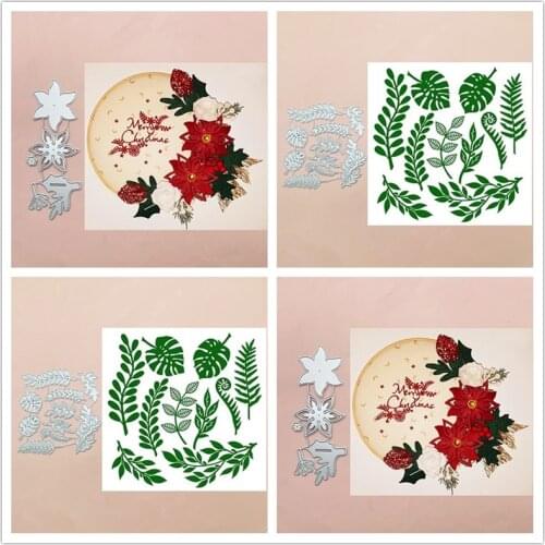 2020 new Flower Maple Leaf Metal Cut Dies Stencils for Scrapbooking Stamp/Photo Album Decorative Embossing DIY Paper Cards