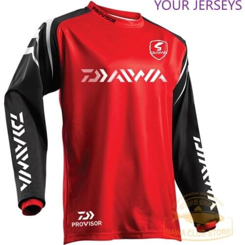 DAIWA Fishing Clothing Quick-Drying Sun UV Protection T Shirt Vests Sports Clothes Fishing Clothes Fishing Shirts Cycling Wear