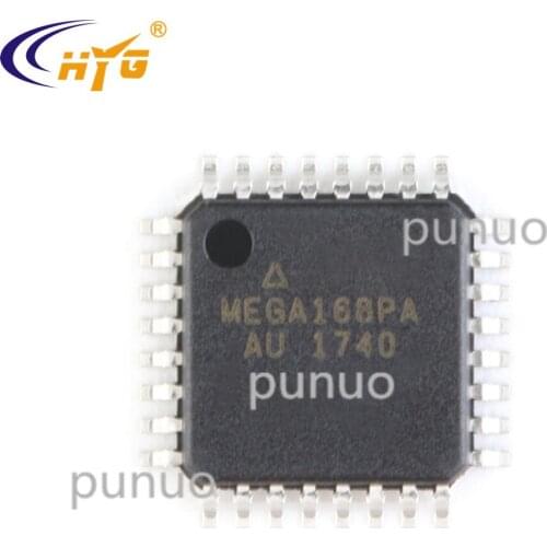 Original Authentic ATMEGA168PA-AU Encapsulation QFP-32 Low Power CMOS 8-bit Microcontrollers 1.8 - 5.5V