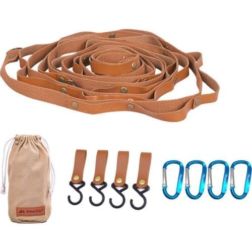 Outdoor In Camping Tents Leather Hanging Rope Clothesline Laundry Line Travel Clothes Cord Multifunctional Skys Curtain Ropes