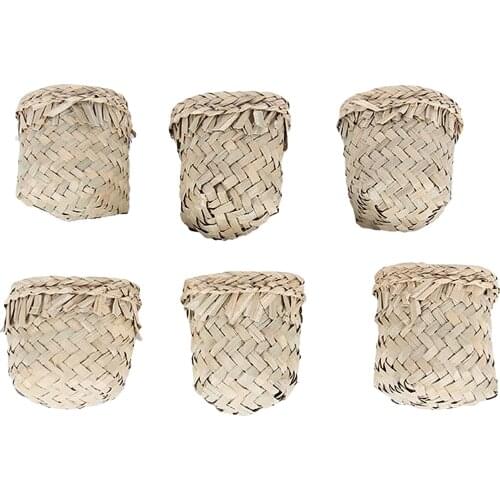 Handcraft 6pcs 1/16 Baskets for 1:10 RC WPL D12 Car Decoration Accessories