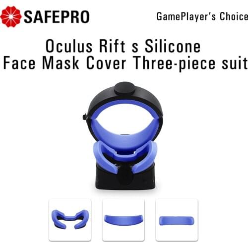 Silicone Eye Mask Cover Pad For Oculus Rift s VR Headset Anti-sweat Eye Mask Face Mask Skin Rift S Accessories
