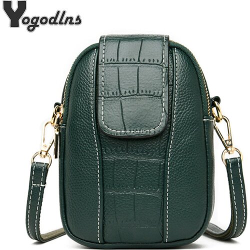 Brand Design PU Leather Crossbody Bag For Women Small Phone Purse Shoulder Bags Crocodile Pattern Mini Women Messenger Pouch Bag