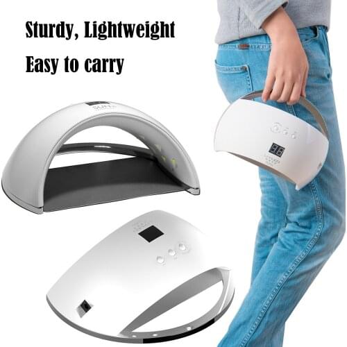 SUN6 48W Environmental UV LED lamp Nail Dryer Portable Nail Drying Lamp 220v Low Heat Fast Manicure For Curing Nail Gel Polish