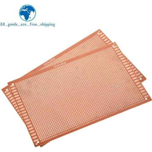 1pcs 12x18 cm 12*18cm Single Side Prototype 2.54mm PCB Breadboard Universal Experimental Bakelite Copper Plate Circuirt Board