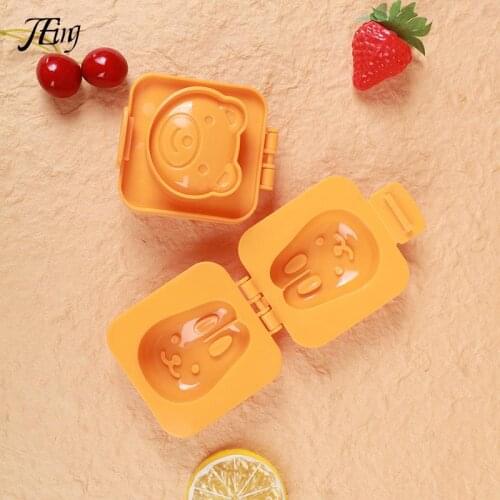 2pcs Boiled Egg Mold Cute Cartoon 3D Egg Ring Mould Bento Maker Cutter Decorating Egg Tool