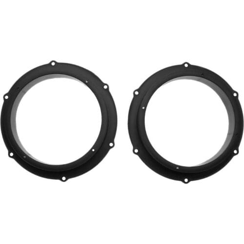 2pcs/set 6.5 inch Universal Car Speaker Adapter Bracket Plate ABS Automobiles Speaker Bracket for VW SKODA Magotan