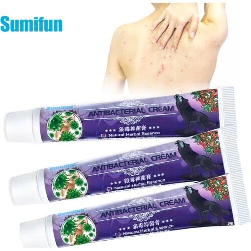 3pcs Antibacterial Cream Anti-itch Relieve Itching Psoriasis Ointment Dermatitis Eczema Treatment Herbal Plaster Skin Care Oil