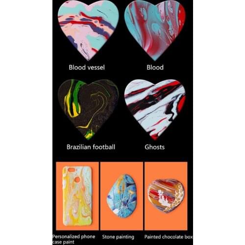 60ML Pigment Acrylic Paint Pouring Medium Silicone Oil for artist DIY Art Supplies