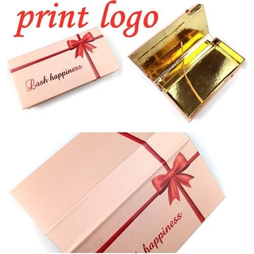 Wholesales NEW 25mm False Eyelashes Packaging Box Lash Boxes Fake 3d Mink Lashes Glitter Case empty free logo
