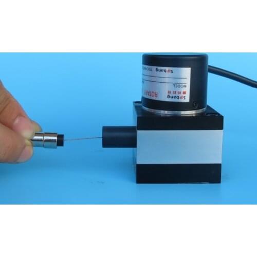 Pull line displacement sensor linear encoder gate control stage lifting 0-10V / 4-20mA pulse output