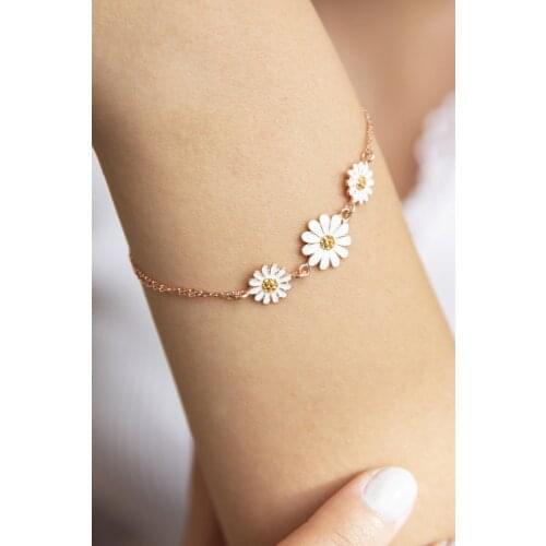 Eye Beaded Rose Plated Flower of Life for women desire Fashion Jewelry 925 Sterling Silver