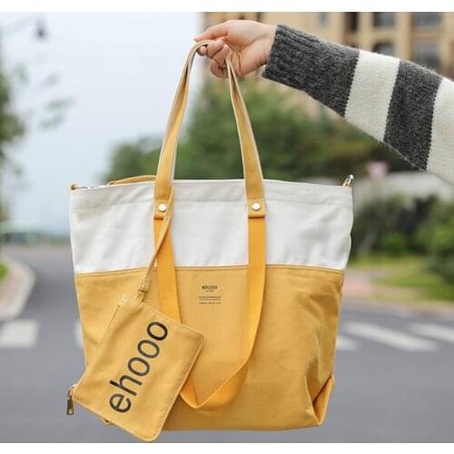 Canvas Bag Female New 2020 Hot Style Messenger Bag Korean Ladies Handbag Large Capacity Crossbody Bags Totes