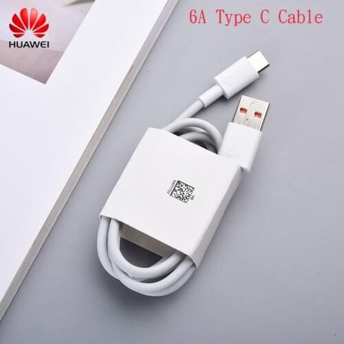 Huawei 1/1.5/2M 6A Superfast Charging USB Type C Cable Fast Charge Data Cord For Honor 20 30 30S Mate 30 40 Pro Nova 7 6 8 9 Pro