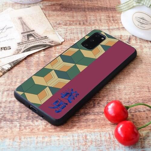 For Samsung Galaxy tomioka giyuu pattern Soft TPU border Samsung Galaxy Case